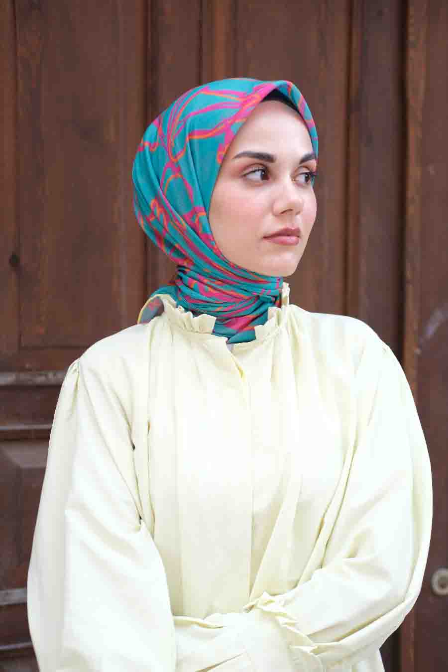 Soft Eşarp Yaz Renkleriyle - Görsel 2