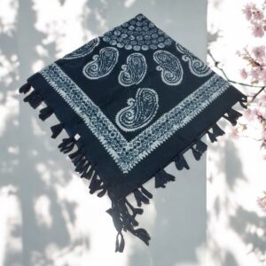 Hint İpek Eşarp Püsküllü