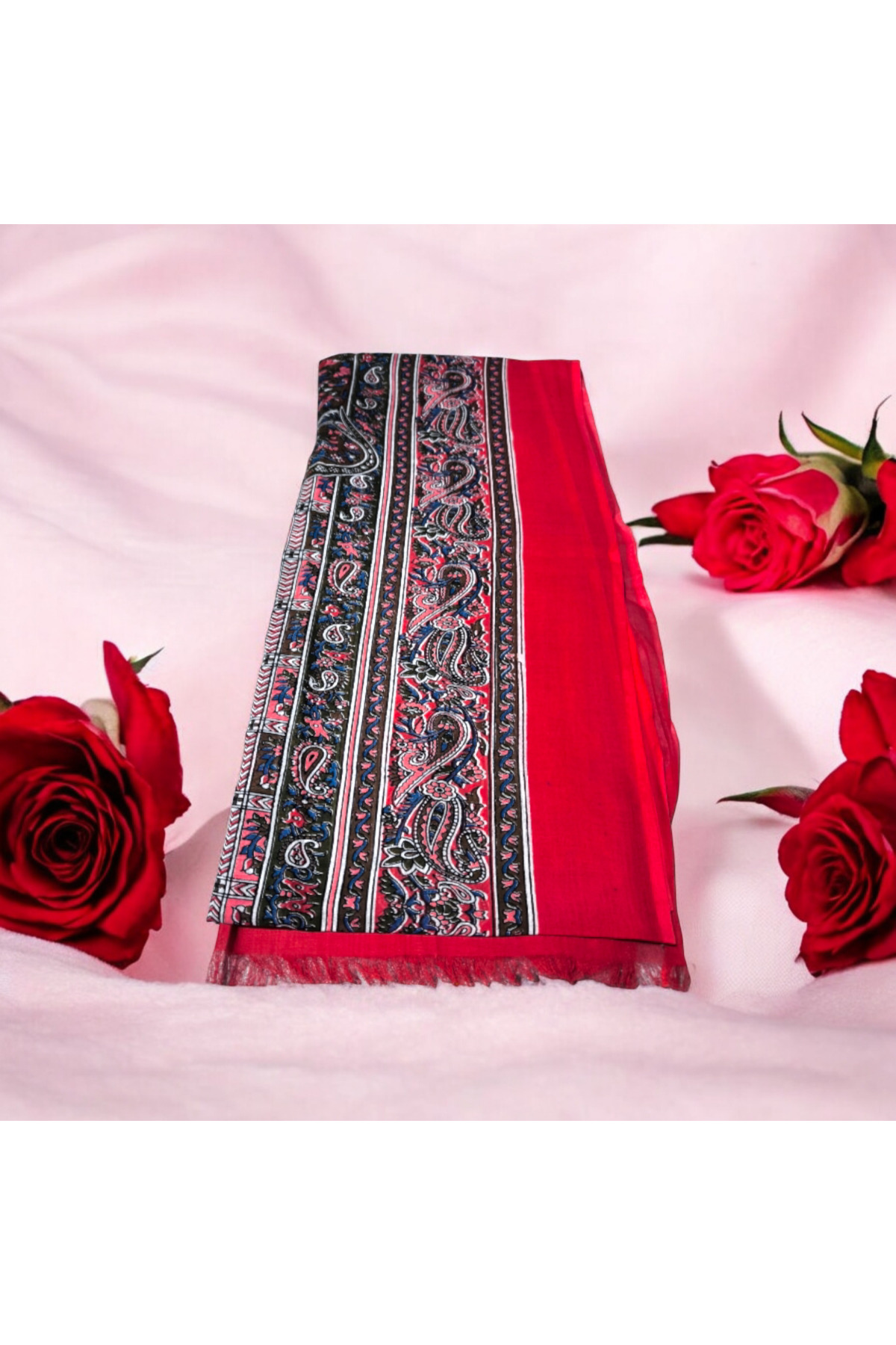Hint İpek Şal %100 Pamuk - Görsel 3