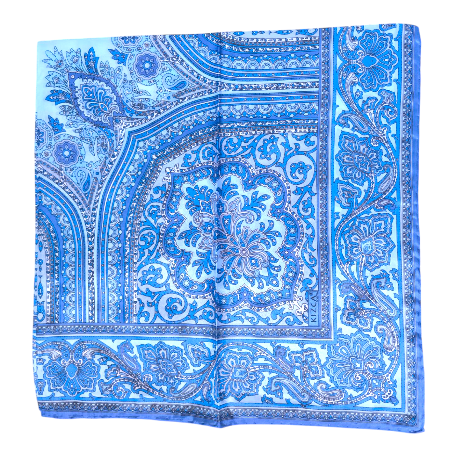 Vual İpek Eşarp Paisley Desenli - Görsel 3