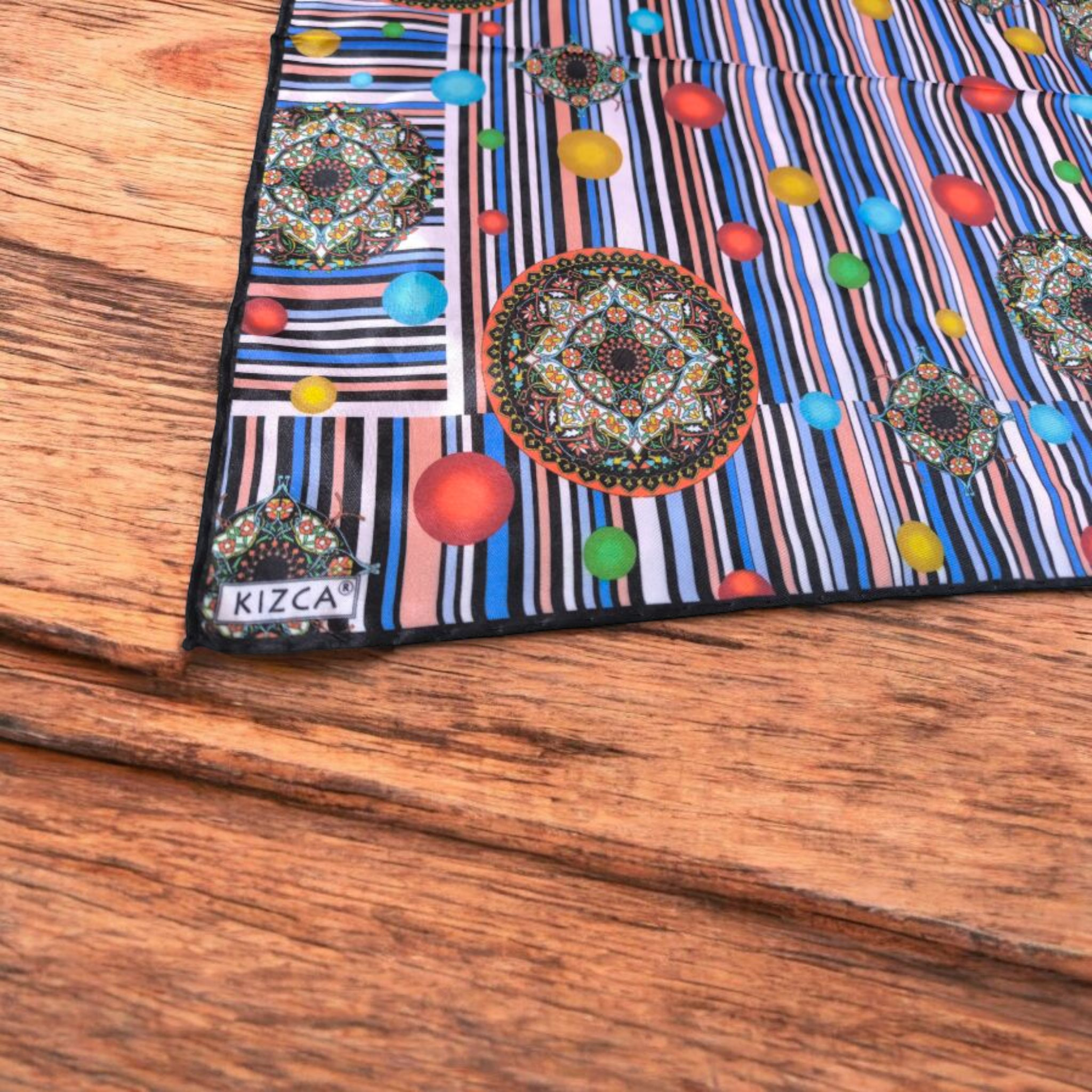 Vual İpek Bandana&Fular&Mendil 50x50 cm - Görsel 3