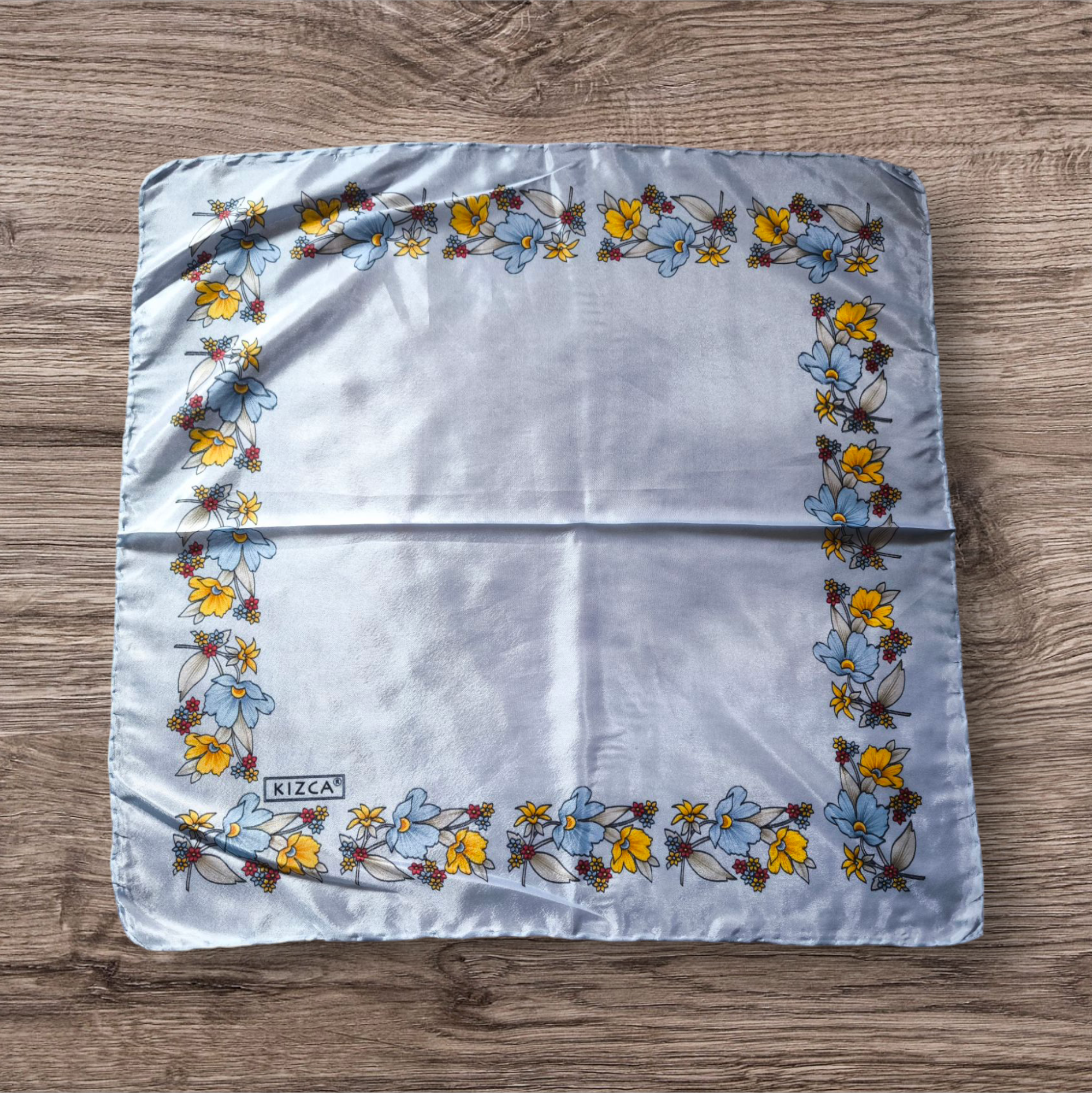 Kızca Vual İpek Fular 50x50 cm - Görsel 2